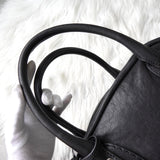 シャネル ココマーク 31 RUE CAMBON ラムスキン ミニボストンバッグ ブラック - NEWSED