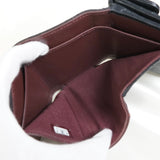 シャネル ココマーク マトラッセ キャビアスキン 三つ折り財布 ブラック A番台8桁