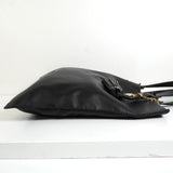 ロエベ アナグラム フラメンコ レザー トートバッグ ブラック