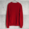 ポロ ラルフローレン Vネック スモールポニーロゴ ウール ニット レッド