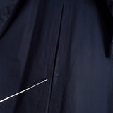 バーバリー ヴィンテージ ノバチェック襟 ウールライナー付き ステンカラーコート ネイビー メンズ