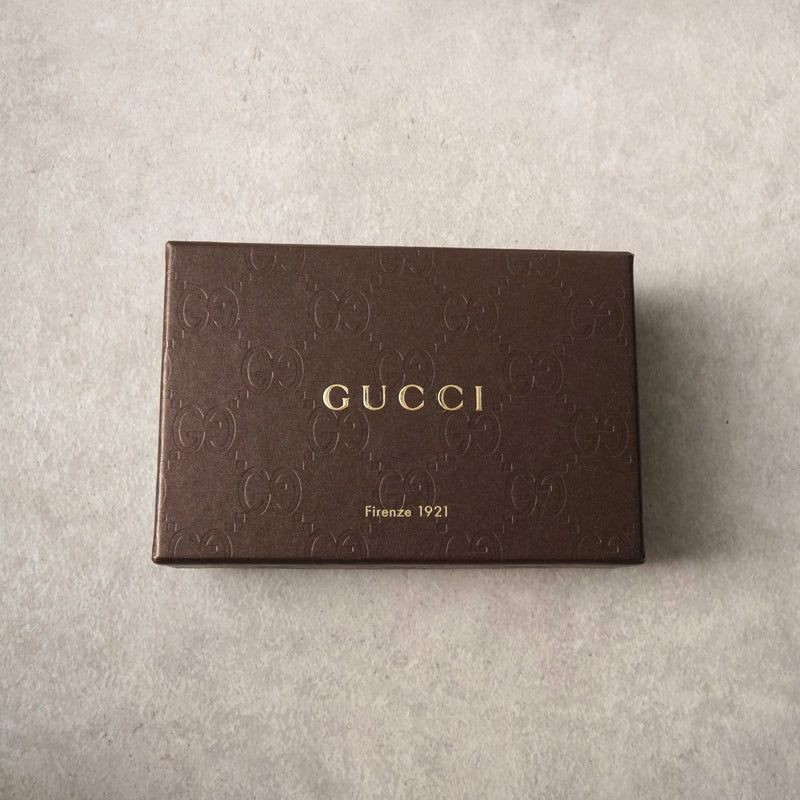 グッチ アイコンリング 指輪 リング ブラック 9号 箱付き