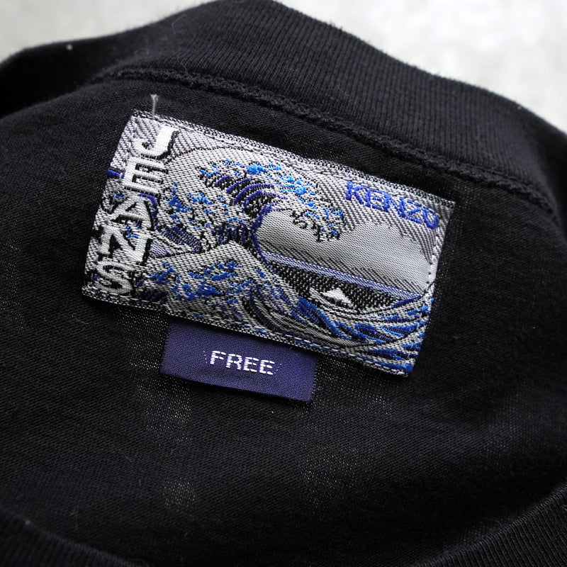 ケンゾー 1990's ヴィンテージ ロゴ Tシャツ ブラック
