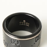 グッチ アイコンリング 指輪 リング ブラック 9号 箱付き