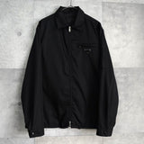 プラダ Re-Nylon トライアングルロゴ ナイロン シャツジャケット メンズ ブラック