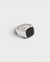 Cushion Black Onyx トムウッド クッション ブラック オニキス リング シグネットリング シルバー925 サイズ56 / 16号 メンズ