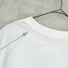 エムエムシックス メゾン マルジェラ ロゴプリント オーバーサイズ Tシャツ ホワイト