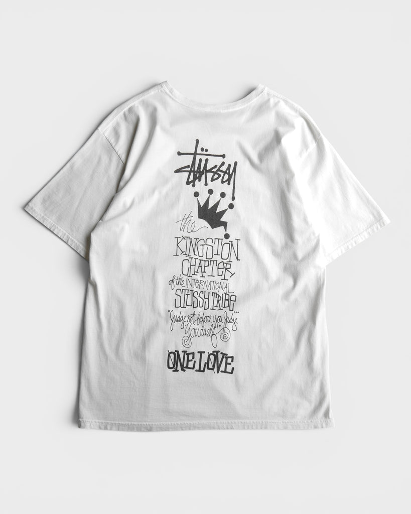 Kingston Chapter ステューシー Tシャツ ホワイト L メンズ