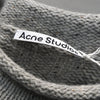 アクネ ストゥディオズ ハートプリント チャンキーニット セーター グレー タグ付き未使用品