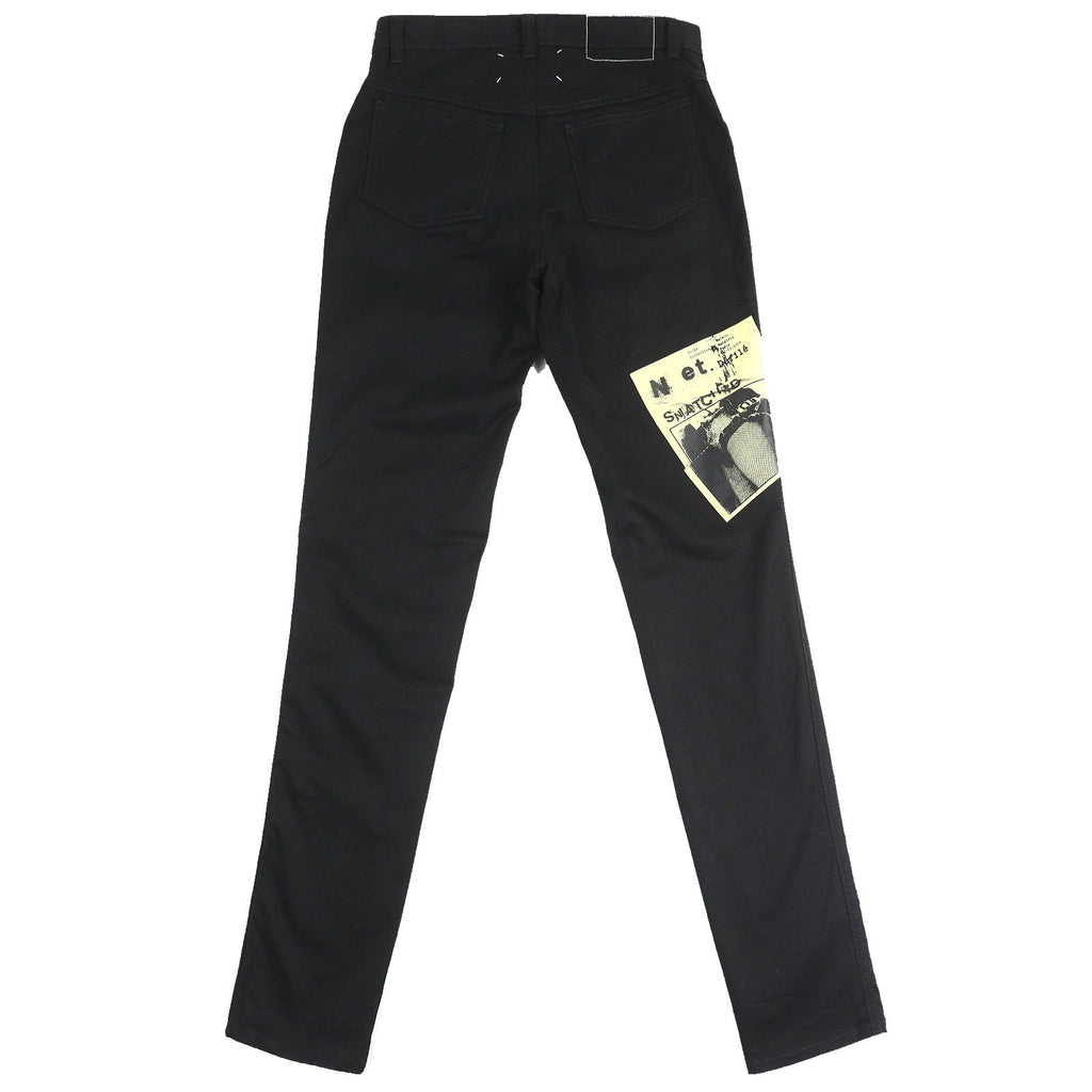 メゾンマルジェラ10 PANTS 5 POCKETS インビテーション ジーンズ デニムパンツ ブラック 30 メンズ