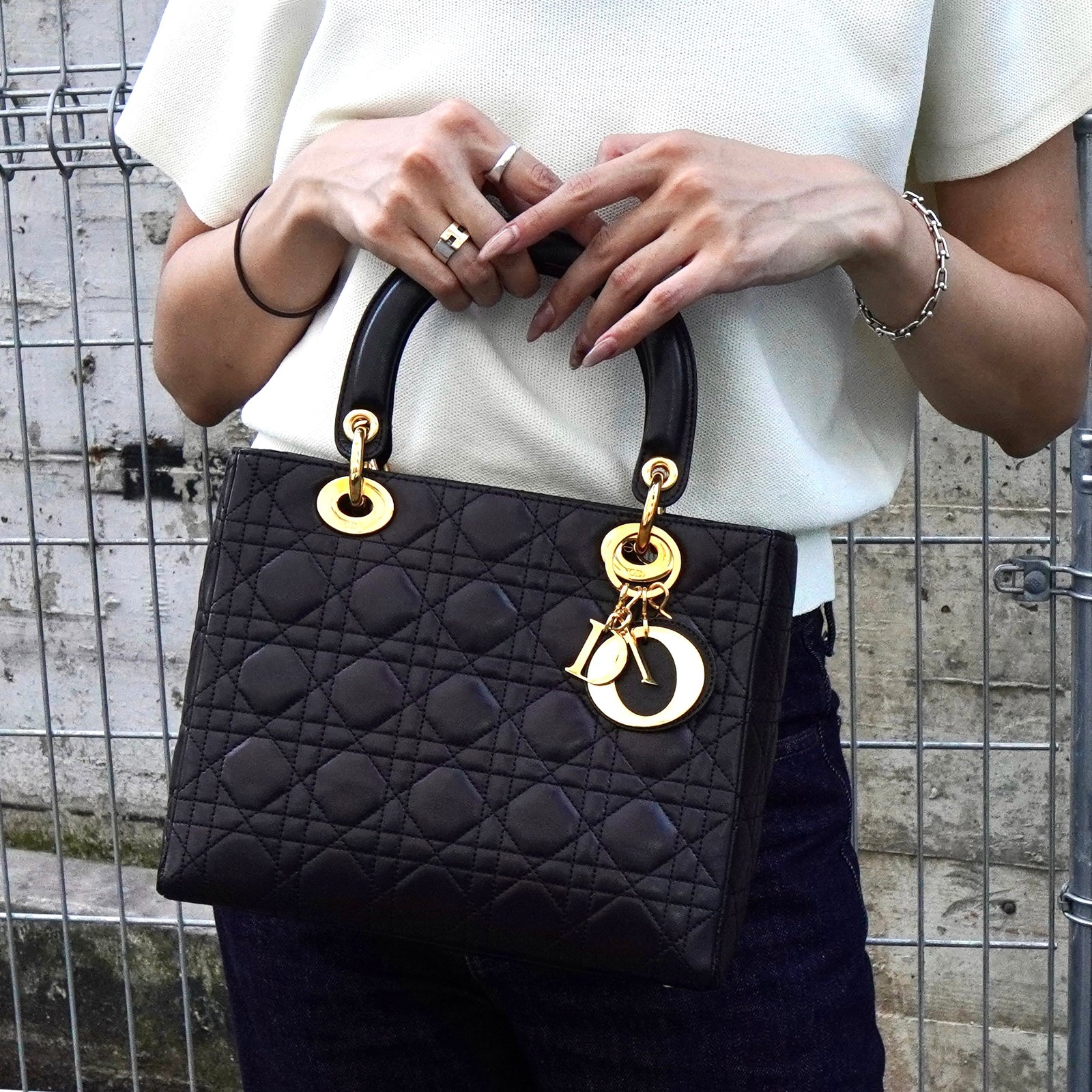 ディオール レザー レディ ディオール 2way バッグ 楽天市場】ディオール Dior レディディオール 2WAYハンドバッグ