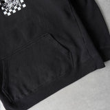 ステューシー チェッカーロゴ パーカー フーディー ブラック