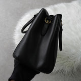 コーチ ロゴプレート ハンドバッグ ブラック 34835 - NEWSED