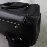 コーチ ロゴプレート ハンドバッグ ブラック 34835 - NEWSED