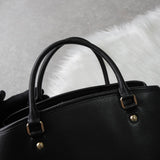 コーチ ロゴプレート ハンドバッグ ブラック 34835 - NEWSED