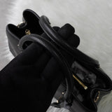 コーチ ロゴプレート ハンドバッグ ブラック 34835 - NEWSED