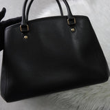 コーチ ロゴプレート ハンドバッグ ブラック 34835 - NEWSED