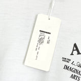 アミリ Arts District Tee ロゴ 両面プリント Tシャツ ホワイト タグ付き未使用品