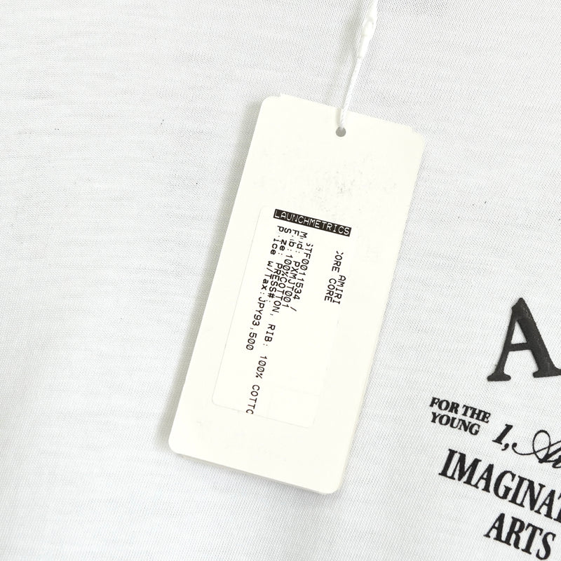 アミリ Arts District Tee ロゴ 両面プリント Tシャツ ホワイト タグ付き未使用品
