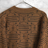 90's｜Pattern Sweater