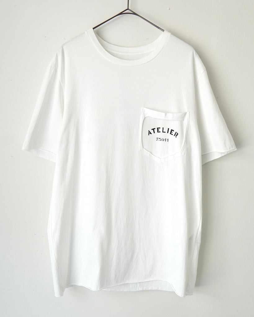 メゾン マルジェラ Tシャツ 2018SS ATELIER Tシャツ ホワイト サイズ52 メンズ