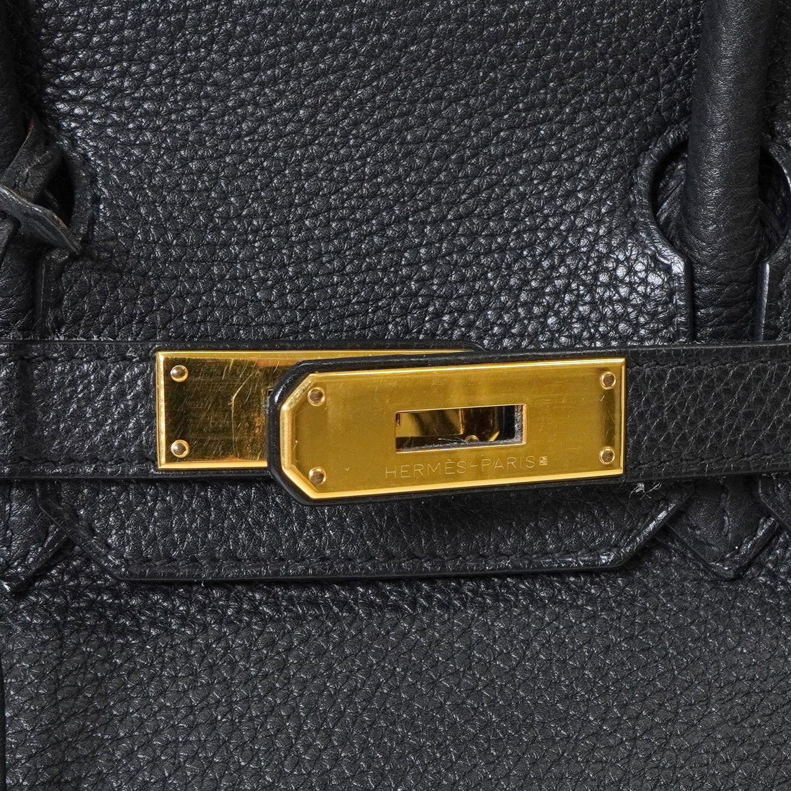 エルメス バーキン35 アルデンヌ ブラック ゴールド金具 ○W刻