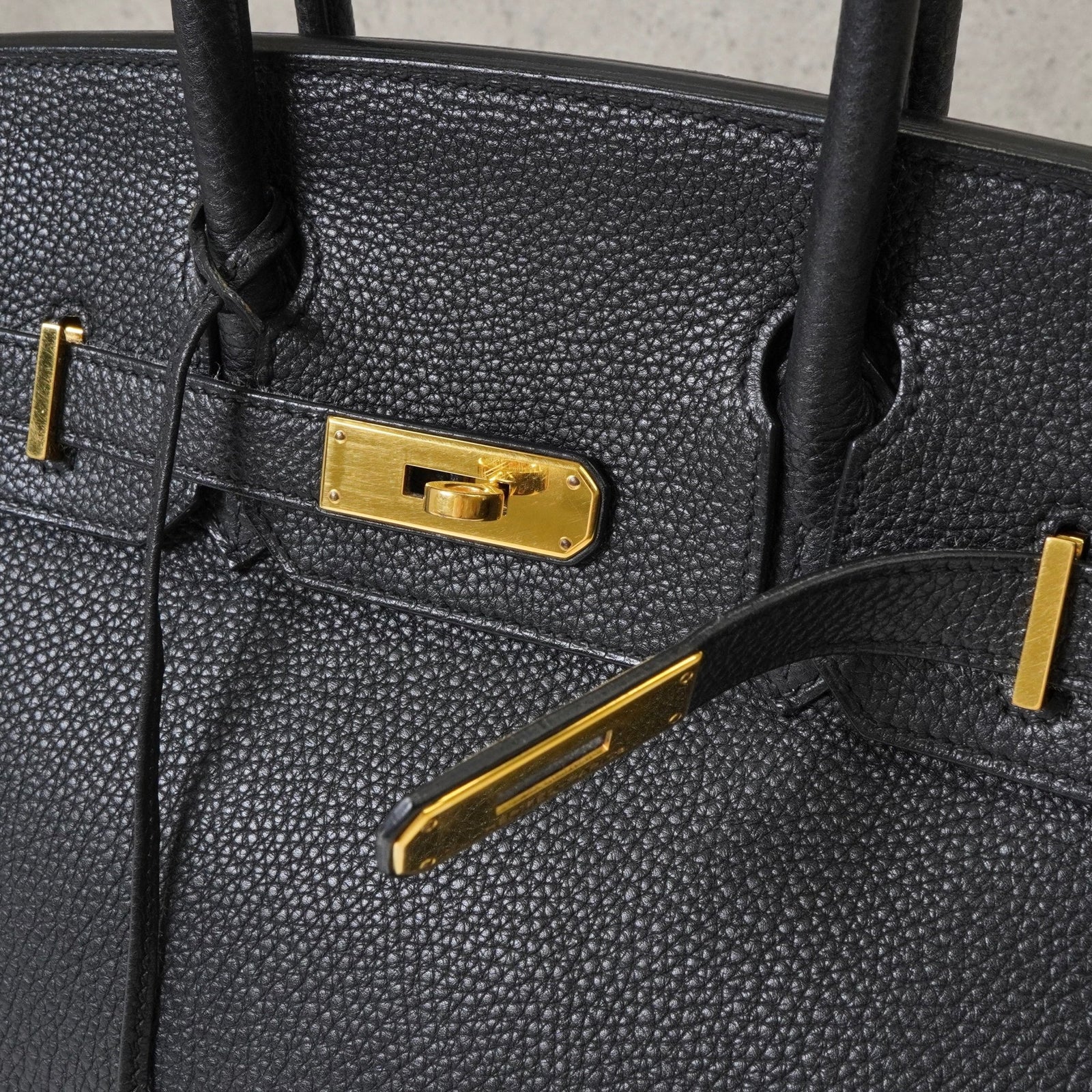 エルメス バーキン35 アルデンヌ ブラック ゴールド金具 ○W刻 