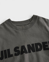 ジルサンダー ロゴ Tシャツ カーキ M レディース