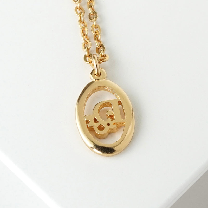 クリスチャン ディオール Diorロゴ GP ゴールド ネックレス
