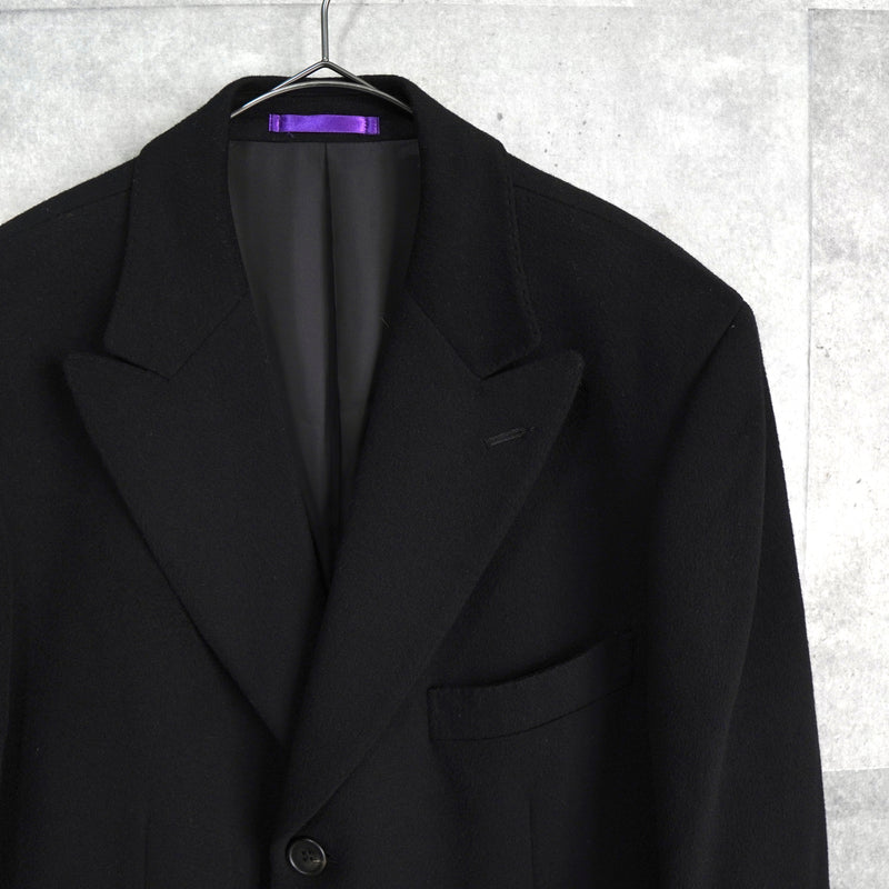 ポールスミス コレクション カシミア ウール チェスターコート ブラック