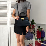 Gancini Calf Leather 2way Hand Bag / Shoulder Bag