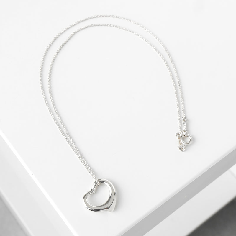 ティファニー オープンハート ネックレス シルバー925