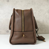 ロエベ アマソナ36 アナグラム ナッパレザー ハンドバッグ ブラウン - NEWSED