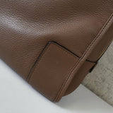 ロエベ アマソナ36 アナグラム ナッパレザー ハンドバッグ ブラウン - NEWSED