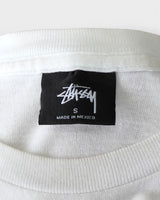 ステューシー プリント Tシャツ ホワイト Sサイズ メンズ