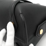 フェンディ ボストン365 レザー 2way ハンドバッグ ショルダーバッグ ブラック - NEWSED