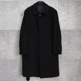 ジバンシィ 4Gロゴ カシミヤ ステンカラーコート ブラック