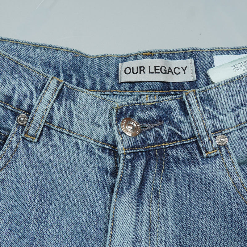 アワーレガシー 25SS VAST CUT バタフライ 刺繍 デニム ブルー