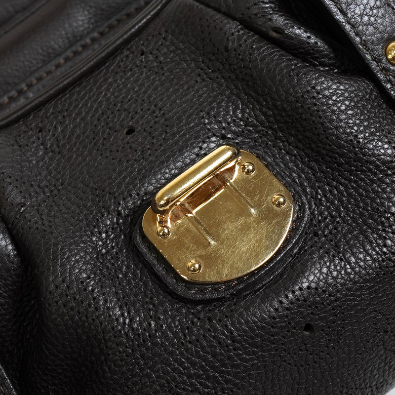 ルイ ヴィトン モノグラム マヒナ ルナーPM ショコラ ハンドバッグ ダークブラウン M97051