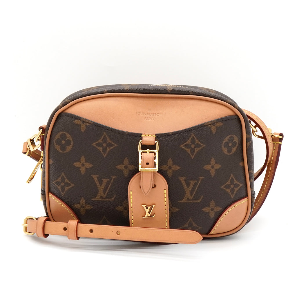 ルイ ヴィトン モノグラム ドーヴィルMINI ショルダーバッグ ブラウン M455228