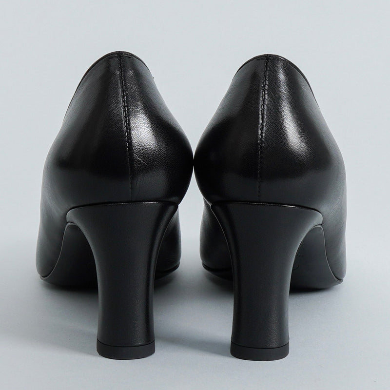 シャネル ココマーク刺繍 バイカラートゥ ハイヒールパンプス 37 1/2C / 24.0cm - 24.5cm - NEWSED