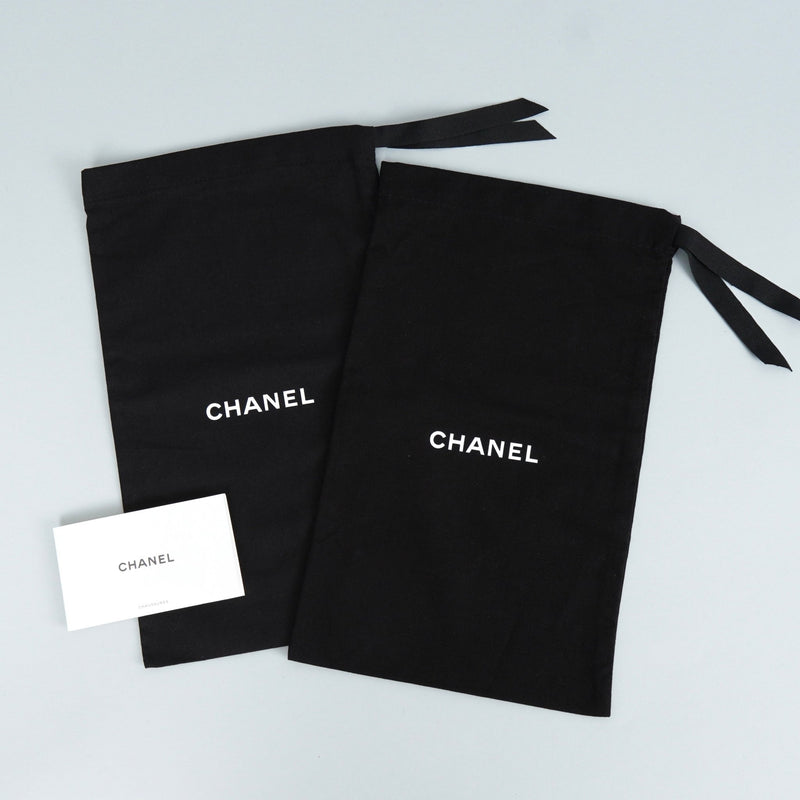 シャネル バレリーナ メリージェーン チャンキーヒール パンプス ブラック 37 1/2C / 24.0cm〜24.5cm - NEWSED