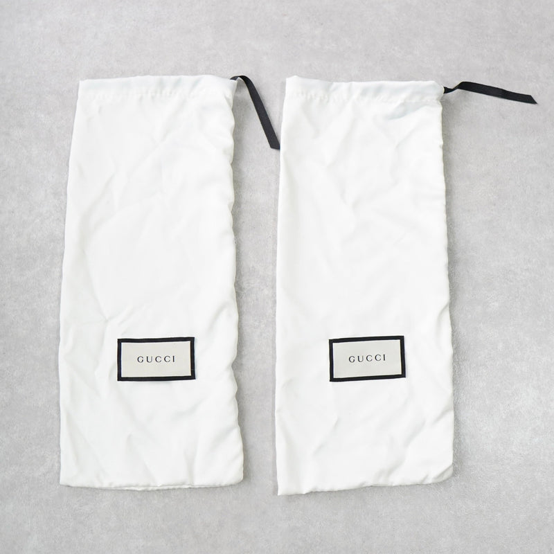 グッチ プリンスタウン ホースビット ファー レザー ミュール ブラック 箱付き 37サイズ - NEWSED