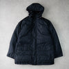 イヴサンローラン ヴィンテージ YSLロゴ ダウンジャケット ネイビー メンズ