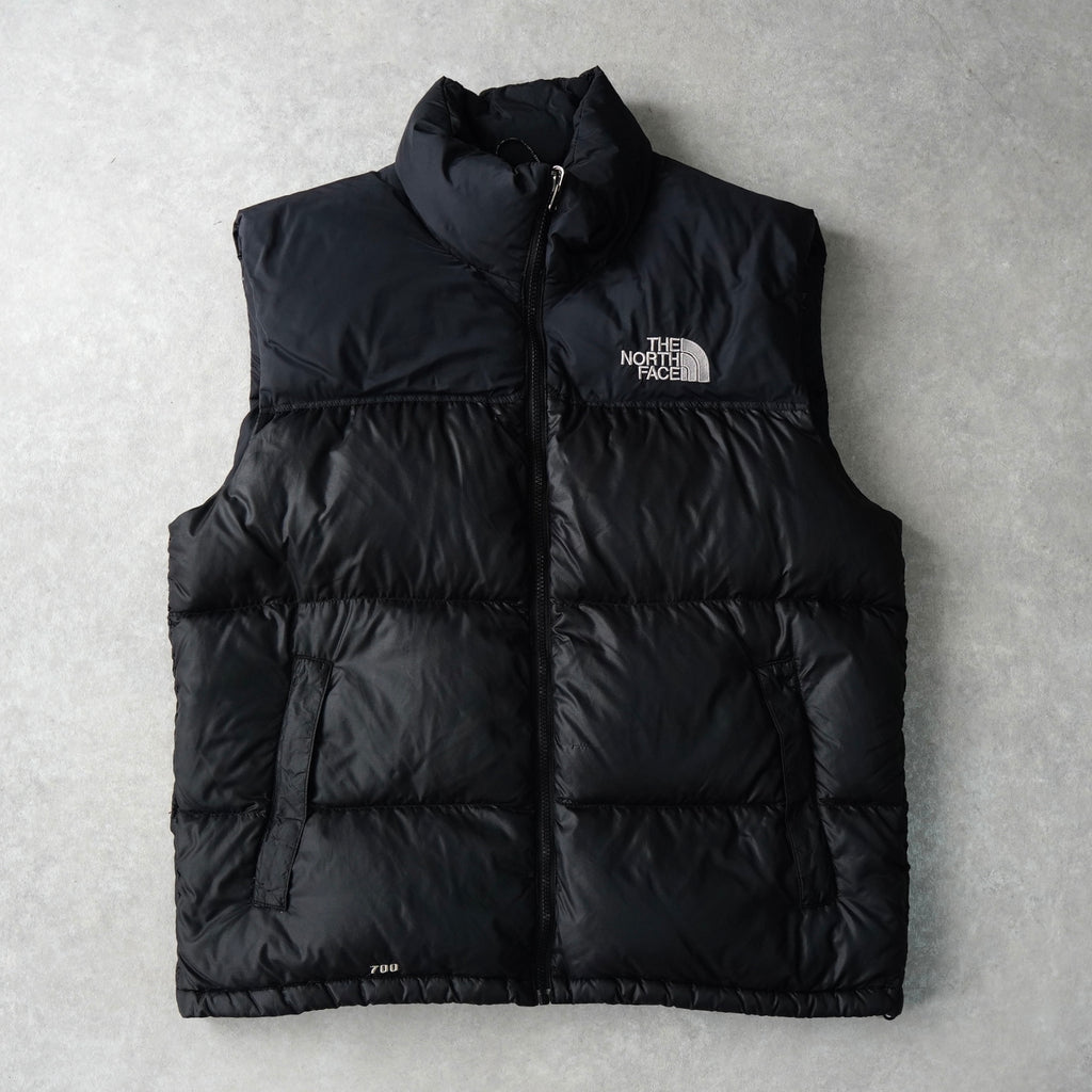 ザ ノースフェイス ヌプシ 700フィル ロゴ ダウンベスト ブラック
