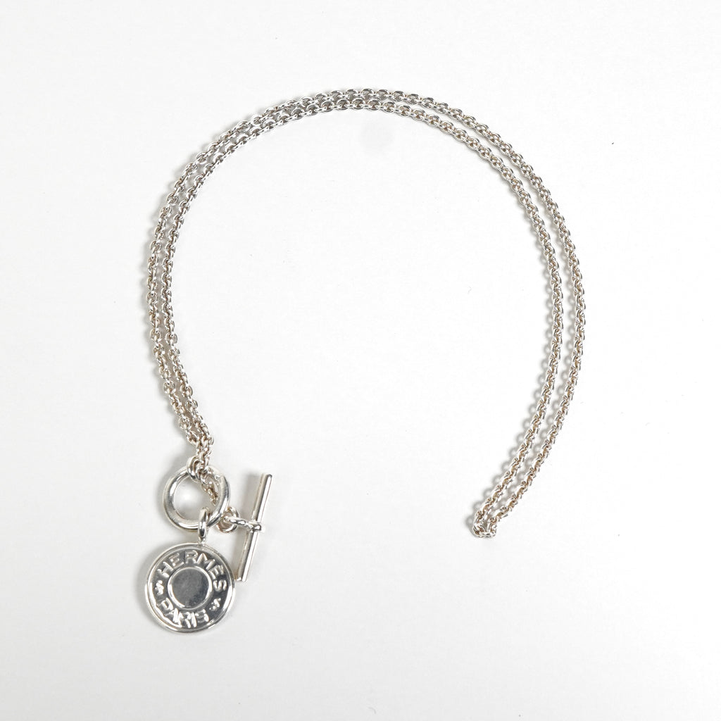 エルメス セリエ アミュレット  ネックレス 925 新品磨き済