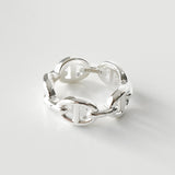 エルメス シェーヌダンクル アンシェネ 2025年製 シルバー925 指輪 リング 50サイズ / 9.5号