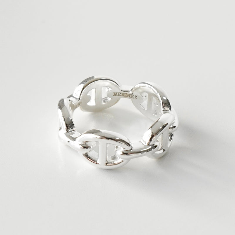 エルメス シェーヌダンクル アンシェネ 2025年製 シルバー925 指輪 リング 50サイズ / 9.5号