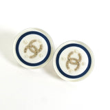 シャネル ココマーク パール サークル ピアス ホワイト レディース