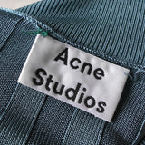 Acne Studios 女款蓝色罗纹高领衫